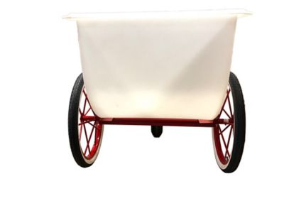 Image showing 7 th Loyal Poly-Tuf 24 in. Wheel 14 Bu. Wide Feed Cart