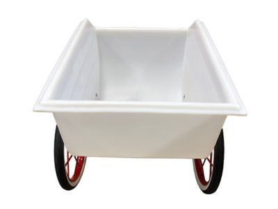 Image showing 8 th Loyal Poly-Tuf 24 in. Wheel 14 Bu. Wide Feed Cart