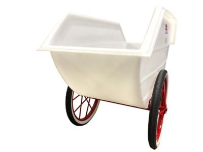 Image showing  Poly-Tuf 24 in. Wheel 14 Bu. Narrow Feed Cart