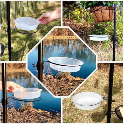 Image showing  Premium Bird Feeding Station Bath Tray (Metal Ring is NOT Included) 3-Pack