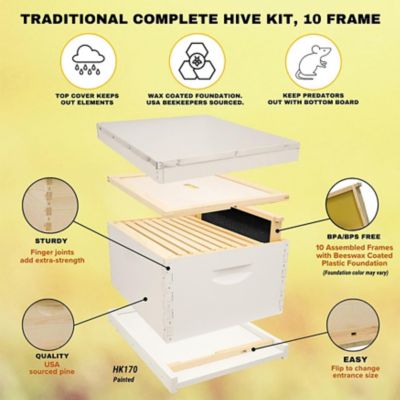 Image showing  10 Frame Complete Beehive