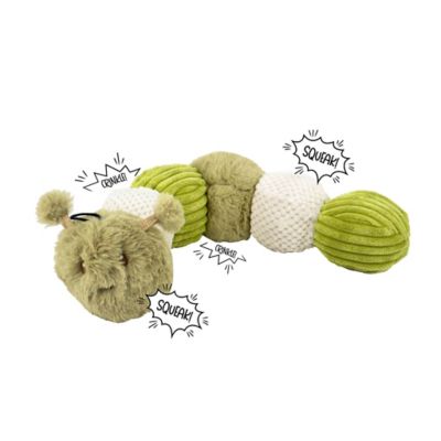 Petique Tough Hemp Caterpillar Pet Toy