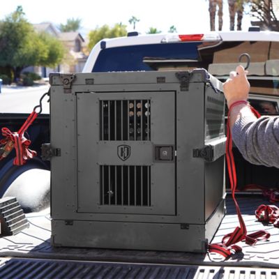 Image showing  Aluminum Collapsible Dog Crate, Extra Large Ash Grey