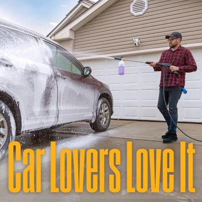 Image showing  Auto Pressure Washer Accessory Kit, Auto Foam Cannon with Microfiber Wash Mitt and Auto Detailing Towel