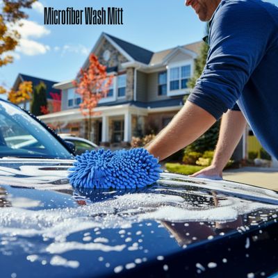 Image showing  Auto Pressure Washer Accessory Kit, Auto Foam Cannon with Microfiber Wash Mitt and Auto Detailing Towel