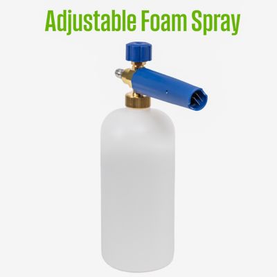 Image showing 6 th Westinghouse Auto Pressure Washer Accessory Kit, Auto Foam Cannon with Microfiber Wash Mitt and Auto Detailing Towel