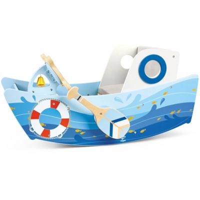 Hape Captains Rocking Boat - Wooden Ride-On Seat Chair Rocker