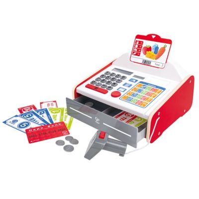 Hape Beep 'N' Buy Cash Register - 24 pc, Red & White
