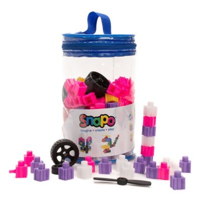 Image showing  Unicorn Creator Kit - 200 pcs - Pink-Purple-White-Yellow Blocks