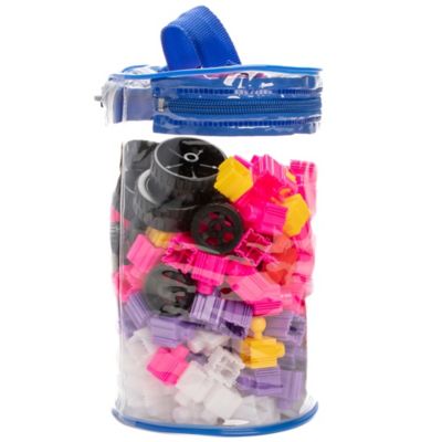 Image showing  Unicorn Creator Kit - 200 pcs - Pink-Purple-White-Yellow Blocks
