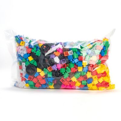 Image showing  Mega Builders Kit - 1100 pcs - Colorful Blocks & Wheels