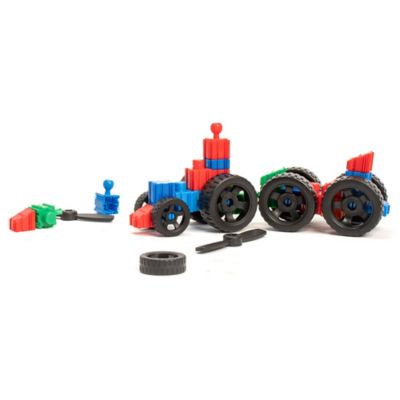 Image showing  Mega Builders Kit - 1100 pcs - Colorful Blocks & Wheels
