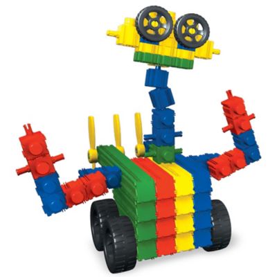 Image showing  Mega Builders Kit - 1100 pcs - Colorful Blocks & Wheels
