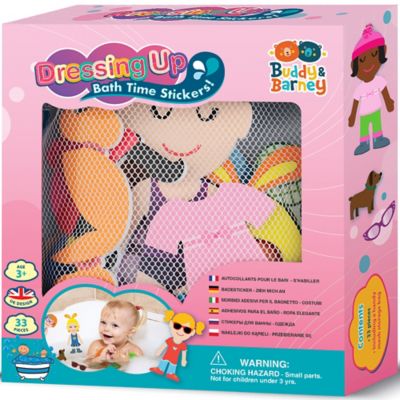Image showing  Dressing Up Bath Time Stickers - 32 Reusable Foam Stickers