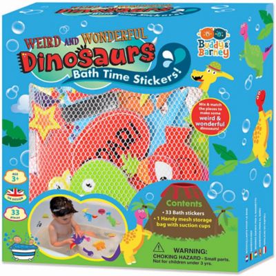 Image showing  Weird & Wonderful Dinosaurs Bath Time Stickers