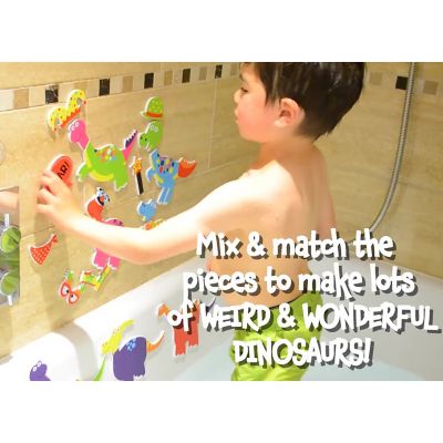 Image showing  Weird & Wonderful Dinosaurs Bath Time Stickers