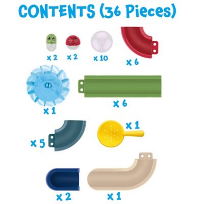 Image showing  Bath Time Marble Run, 36 pc. Set