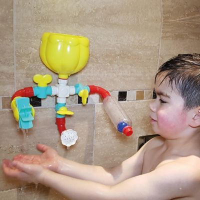 Image showing  Bath Time Waterfall - 16 pc. Water Works Pipes