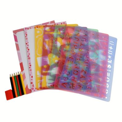 Image showing  Big Box of Stencils - Fashion, Fairies & Flowers