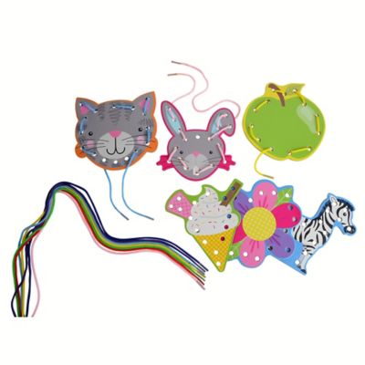 Image showing  Alphabet Lacing Cards - 52 pc