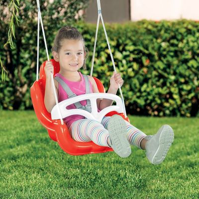 Image showing  Smart Swing - Red & White - Harness & Control Arm