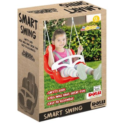 Image showing  Smart Swing - Red & White - Harness & Control Arm