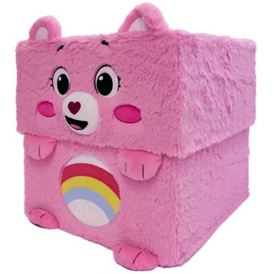 Image showing  Care Bears Storables 12 in. Box - Cheer Bear - Pink Character Themed Bin