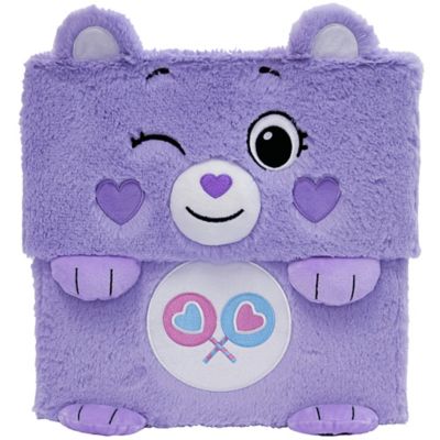 Idea Tank Care Bears Storables 12 in. Box - Share Bear - Purple Character Themed Bin
