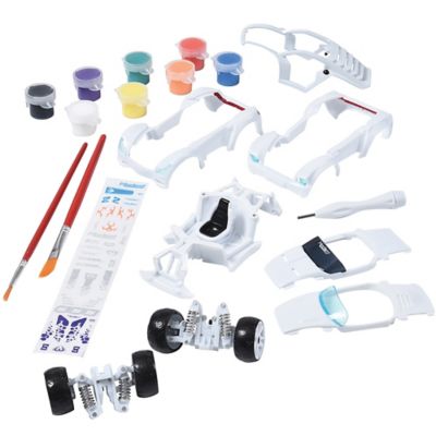 Image showing  Deluxe Paint It Auto Design Studio - DIY Design & Build Toy Car, Kids Ages 6 Plus