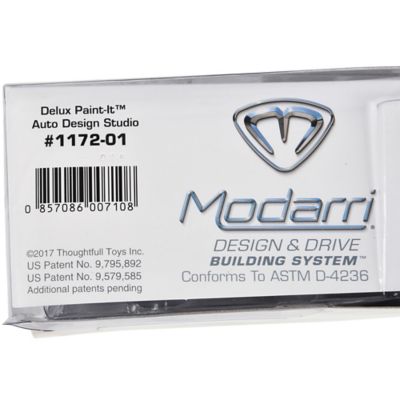 Image showing 9 th Modarri Deluxe Paint It Auto Design Studio - DIY Design & Build Toy Car, Kids Ages 6 Plus