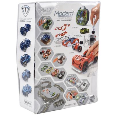 Image showing 6 th Modarri Midnight Camouflage - Single DIY Design & Build Toy Car, Kids Ages 6 Plus