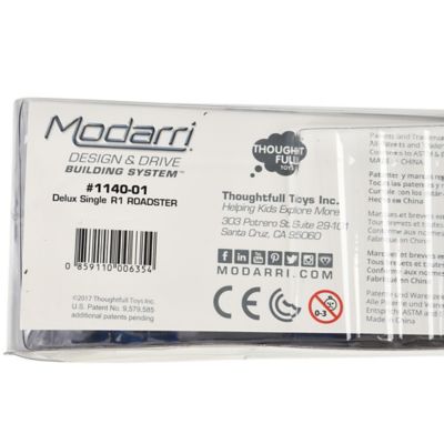 Image showing 7 th Modarri R1 Roadster - Deluxe Single DIY Design & Build Toy Car, Kids Ages 6 Plus