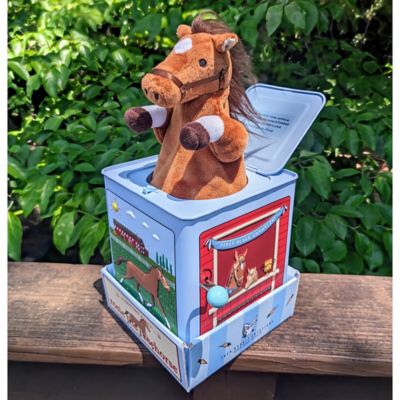 Image showing 5 th Jack Rabbit Creations Rosie The Racehorse - Classic Music Jack In The Box Toy