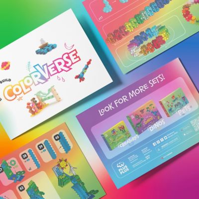 Image showing  Learn To Build - Colorverse - 1000 pc. Set, Kids Ages 5 Plus