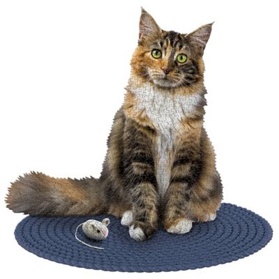 Image showing  I Am Cat - 550 pc. Puzzle - Feline Shaped Animal Jigsaw