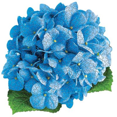 Image showing  I Am Hydrangea - 350 pc. Puzzle - Floral Shaped Jigsaw