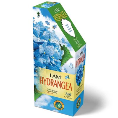 Image showing  I Am Hydrangea - 350 pc. Puzzle - Floral Shaped Jigsaw