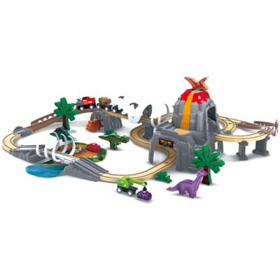 Hape Dinosaur Railway Adventure Set - 61 pc. Train Playset