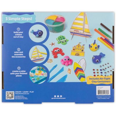 Image showing  Little Yellow Bicycle Clay & Play Island Adventure Craft Kit - 92 pc.