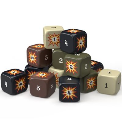 Image showing  Axis & Allies Hit Dice - 72 Dice In 4 Styles