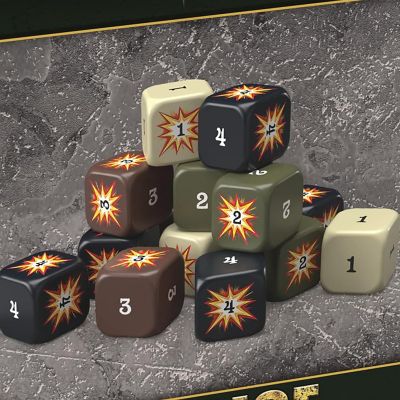 Image showing  Axis & Allies Hit Dice - 72 Dice In 4 Styles