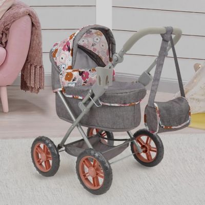 Image showing 5 th 509 Crew Melange Flora - Amanda Doll Pram - Matching Handbag, Age 3 Plus