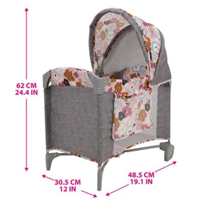 Image showing  Melange Flora - Deluxe Doll Play Yard, Toy Kids 3 Plus