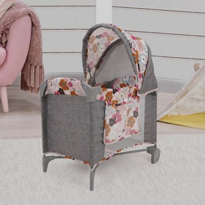 Image showing  Melange Flora - Deluxe Doll Play Yard, Toy Kids 3 Plus