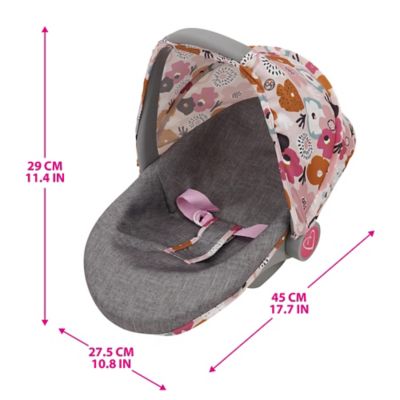 Image showing  Melange Flora - 3-In-1 Doll Car Seat, Kids 3 Plus