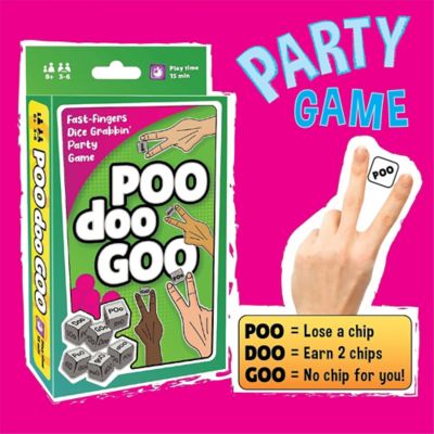 Image showing  Poo Doo Goo - Fast-Fingers Dice Grabbin' Party Game, Ages 8 Plus, 3-6 Players