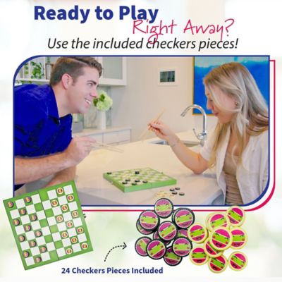 Image showing  Sushi Checkers - Game & Sushi Making Set, Kids Ages 8 Plus, 2 Players
