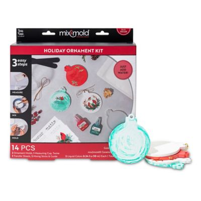 Image showing  Mix2Mold Ceramic Resin Holiday Ornament Kit