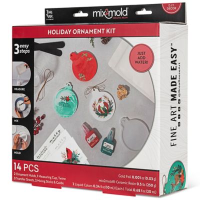 Image showing 5 th Brea Reese Mix2Mold Ceramic Resin Holiday Ornament Kit