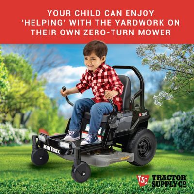 Image showing  12V Zero Turn Ride-On Toy Lawn Mower